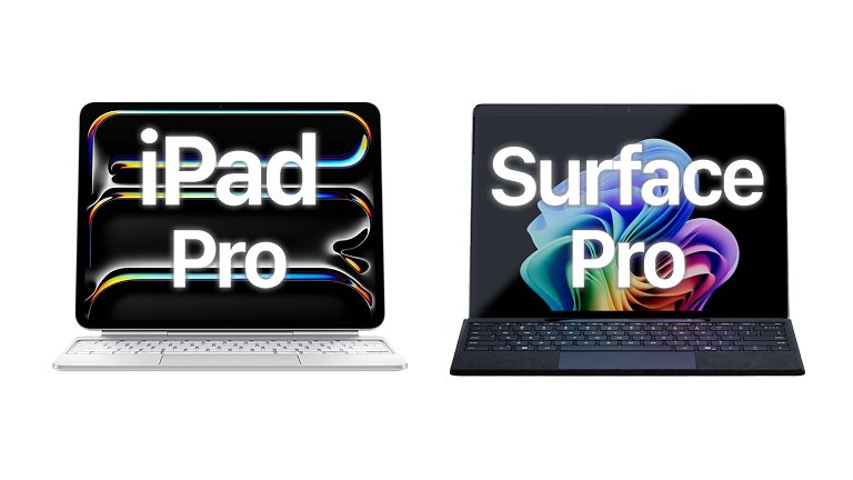 iPad Pro (M4) vs Microsoft Surface Pro: comparativa de las mejores tablets