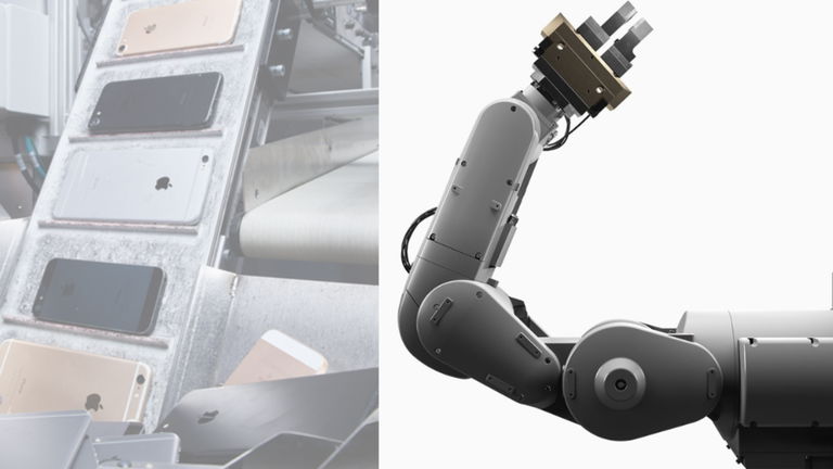 Los robots recicladores de Apple han pasado de desmontar a destrozar, por una buena razón
