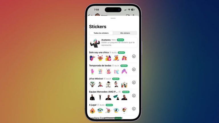 La última actualización de WhatsApp mejora los stickers