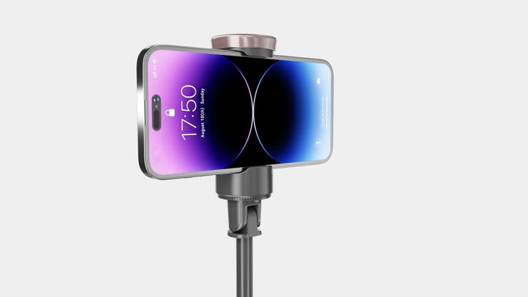 Este trípode para iPhone con rotación de 360º se convierte en palo selfie y está de oferta