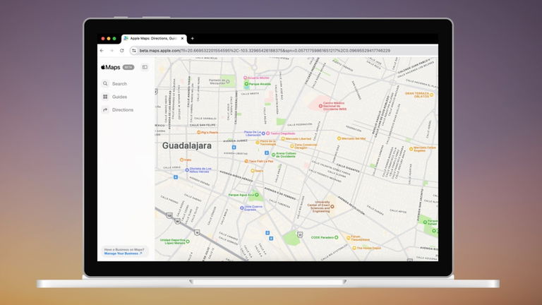 Apple Maps ahora está disponible en la web