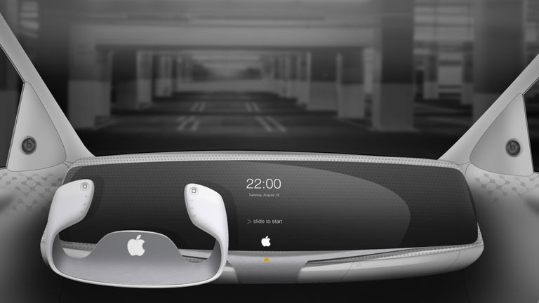 Lo que nos hemos perdido: el parabrisas del Apple Car iba a ser completamente futurista y revolucionario