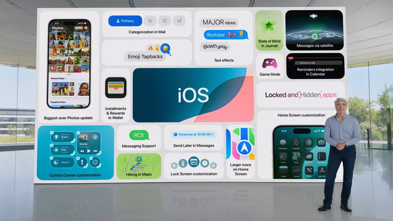 Algunas de las novedades de iOS 18 no llegarán hasta iOS 18.1