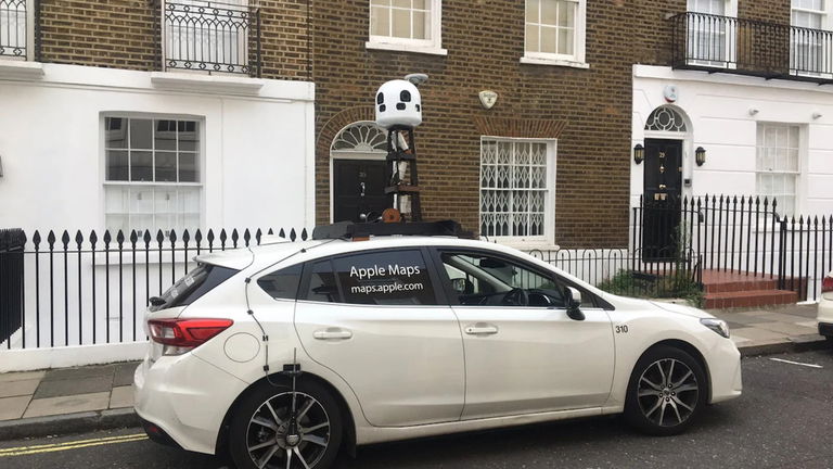 Un coche de Apple Maps tiene un accidente mientras cartografiaba la ciudad de Valladolid