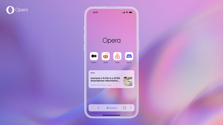 El navegador Opera se actualiza a lo grande en el iPhone con múltiples funciones de IA