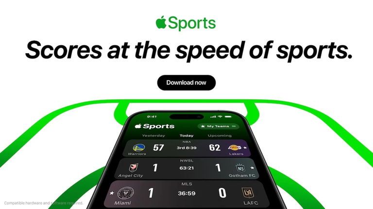 La aplicación Apple Sports de iOS 18 va a cambiar tu forma de vivir el fútbol y otros deportes