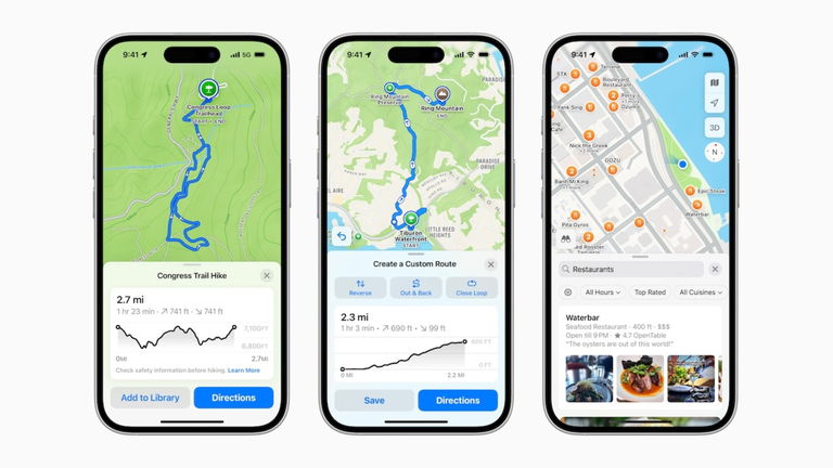 Los Mapas de Apple ofrecen en iOS 18 nuevas formas de explorar el mundo