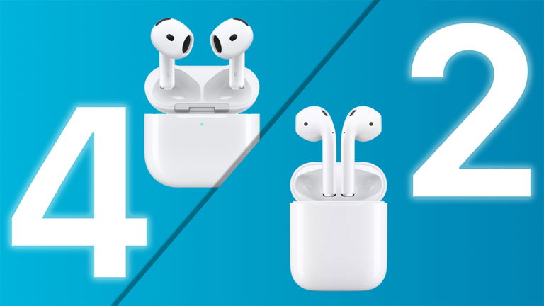 AirPods 4 vs AirPods 2, comparativa: todas las diferencias y novedades, ¿merece la pena el cambio?