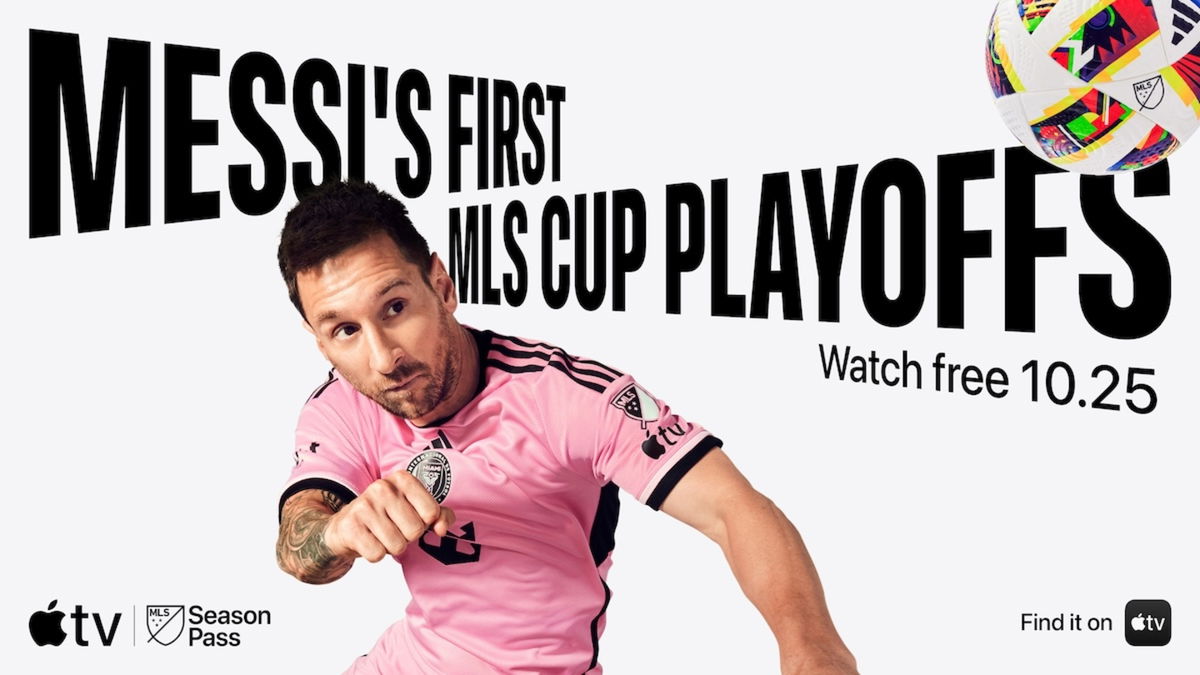 El debut de Lionel Messi en los Playoffs de la Copa MLS será gratis en Apple TV+