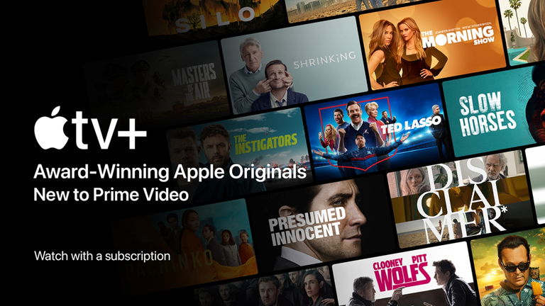 Apple TV+ estará disponible a través de Prime Video de Amazon