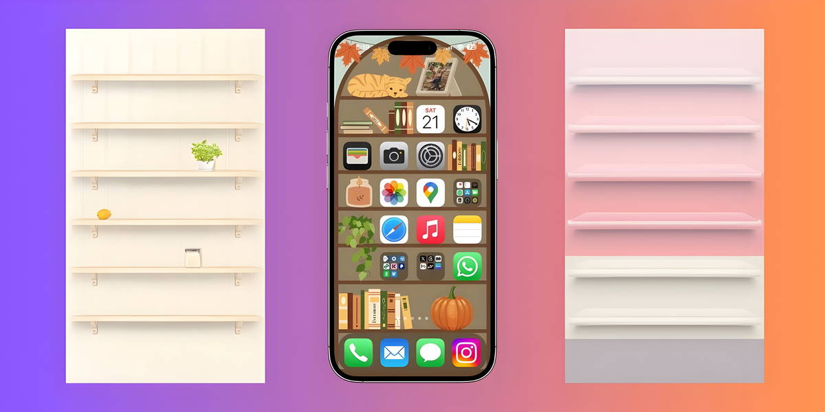 Se está poniendo de moda: los mejores wallpapers de estanterías para el iPhone