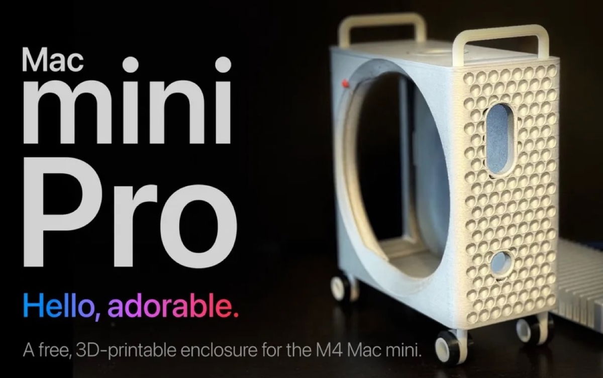 This case transforms your new Mac mini into an adorable mini Mac Pro.