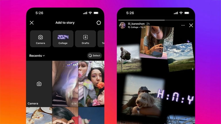 Instagram lanza “2024 Collage” para que veas tu resumen del año