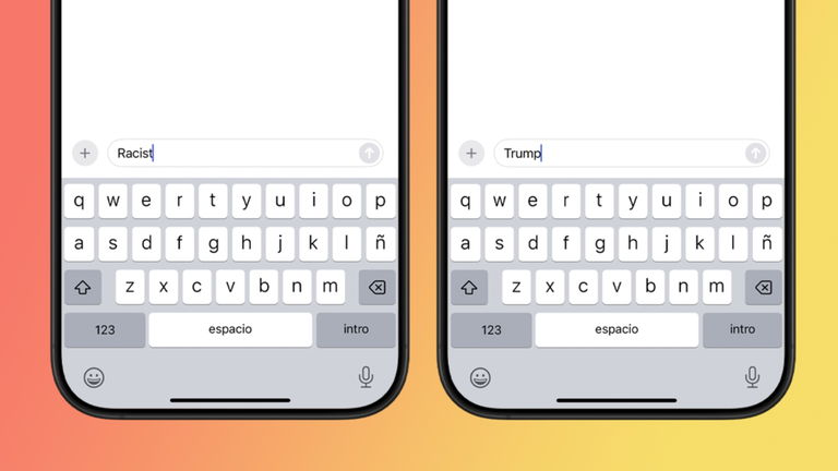 El iPhone tiene un extraño bug que corrige la palabra "Trump" por "racista" y viceversa