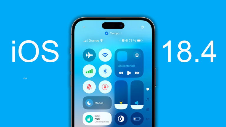 Estas son todas las novedades del Centro de Control de iOS 18.4