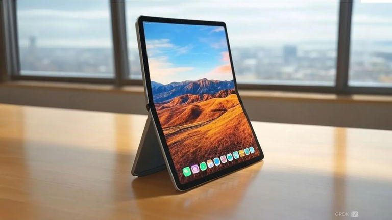 Descubren un nuevo prototipo de iPad Pro plegable con Face ID bajo la pantalla