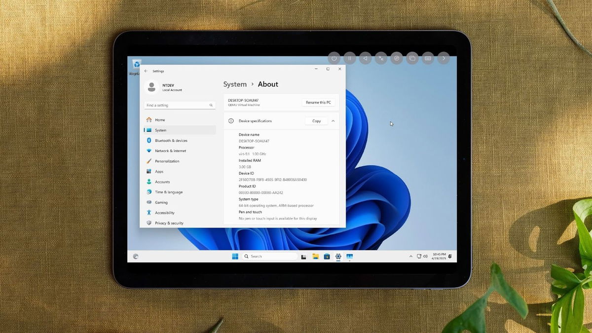 Come on in, have you ever seen an iPad Air running Windows 11?