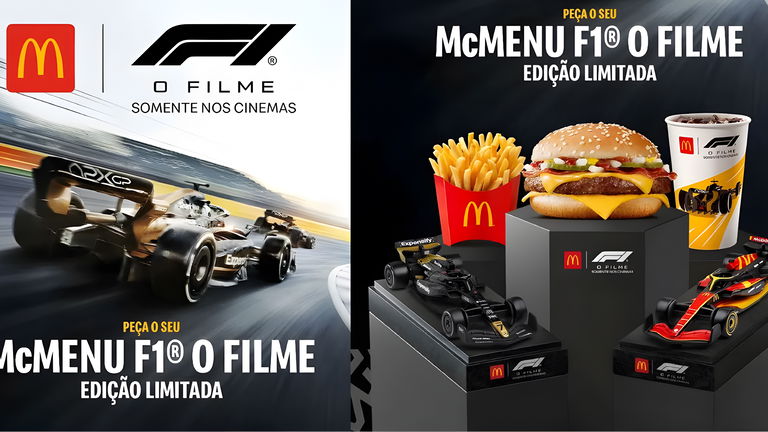 Apple y McDonald’s se asocian en Latinoamérica para ofrecer figuras de "F1: la película"
