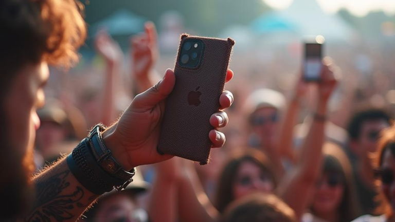 Roban 18 iPhone en el en el Brunch Electronik Barcelona