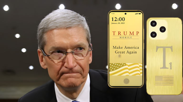 El Trump Mobile T1 quiere eclipsar al iPhone 17 con un smartphone "made in USA"