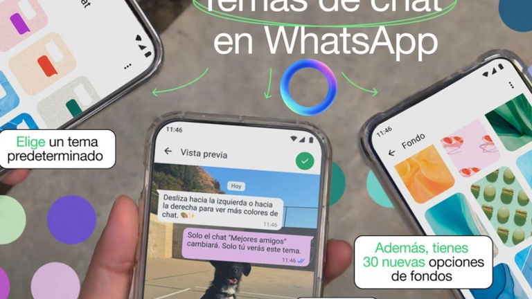 WhatsApp se actualiza permitiendo crear fondos de pantalla para tus chats con IA