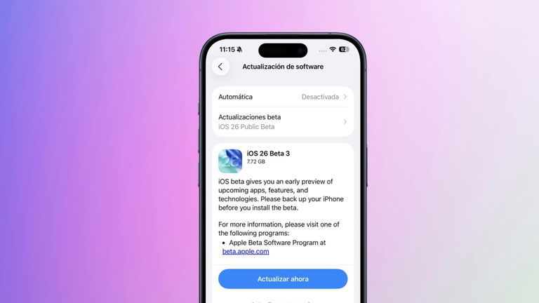 Apple lanza la tercera beta pública de iOS 26