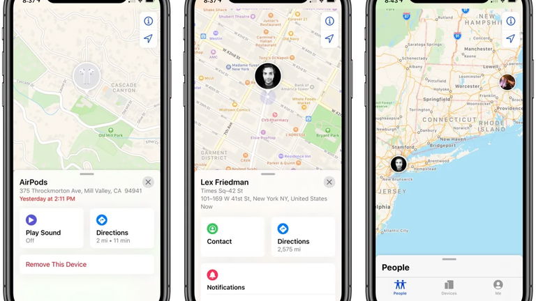 Cómo localizar el iPhone y otros dispositivos desde el Apple Watch