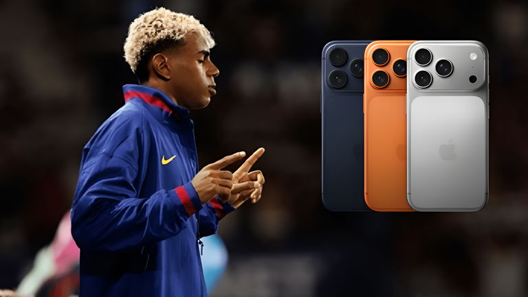 Lamine Yamal ya tiene el iPhone 17 Pro, ¿sabes qué color ha escogido?