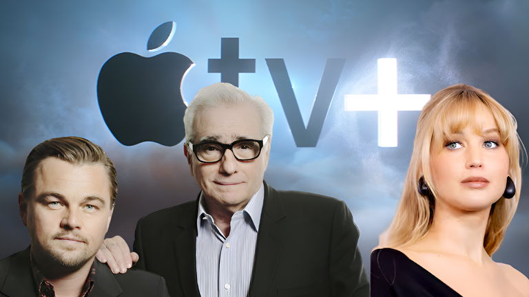 Martin Scorsese, Leonardo DiCaprio y Jennifer Lawrence, Apple TV+ parece haber encontrado su nuevo taquillazo