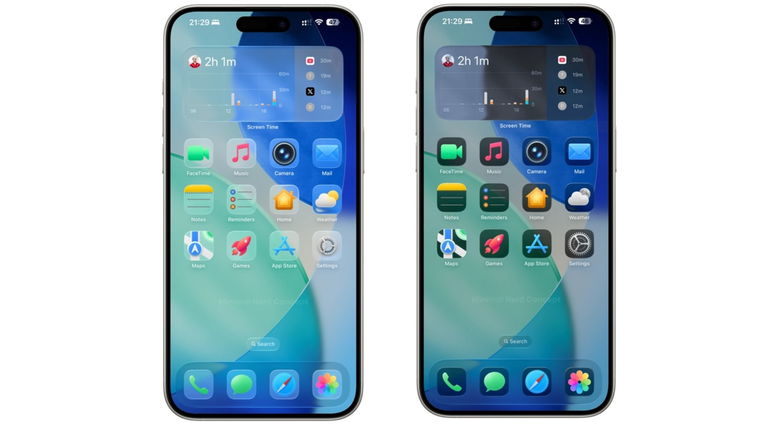 Este usuario ha mejorado los iconos transparentes de iOS 26, Apple debería tomar nota