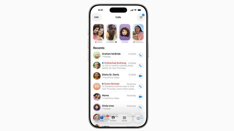 Cómo ver en el iPhone el historial de llamadas con un contacto