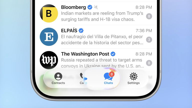 Telegram actualiza su diseño con Liquid Glass, lo mejor de todo es que no necesitarás tener iOS 26