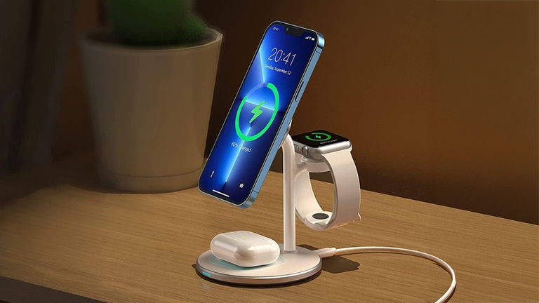 Esta estación de carga 3 en 1 es perfecta para un usuario de Apple y está tirada de precio en Amazon