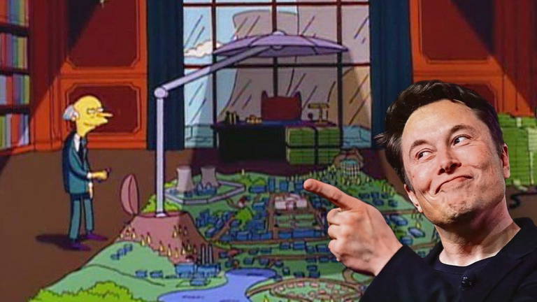 Elon Musk se transforma en el Señor Burns: quiere tapar el Sol con satélites para frenar el cambio climático