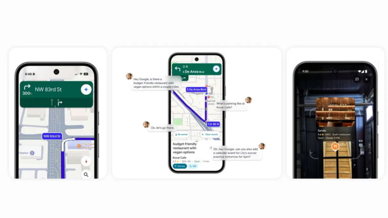 Google Maps se actualiza y ahora es compatible con Gemini, la IA hablará contigo durante tu viaje