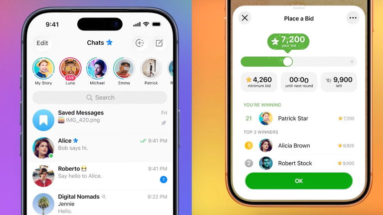 Historias en directo, subastas de regalos... Telegram se actualiza con novedades sorprendentes