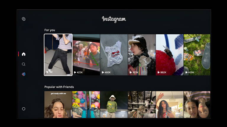 Instagram lanza una app para TV desde donde podremos ver los reels a gran tamaño