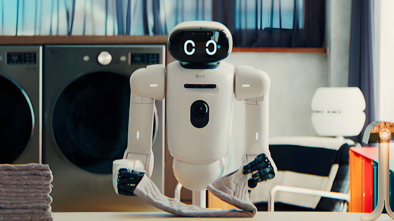 LG presenta su nuevo robot Cloid en el CES 2026: recoge la casa, pone la lavadora y hasta te dobla la ropa