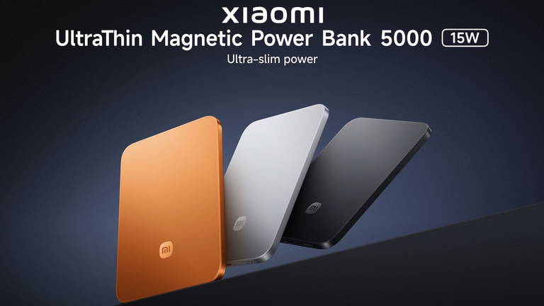 Xiaomi anuncia su batería magnética ultrafina en color naranja como el del iPhone 17 Pro