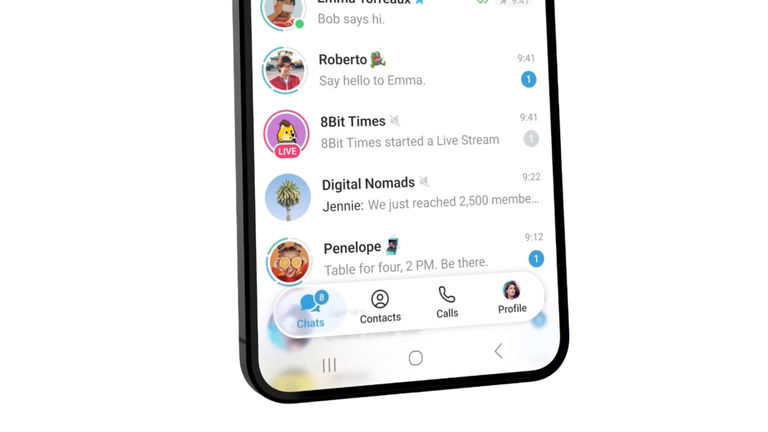Telegram lleva Liquid Glass a Android con su última actualización