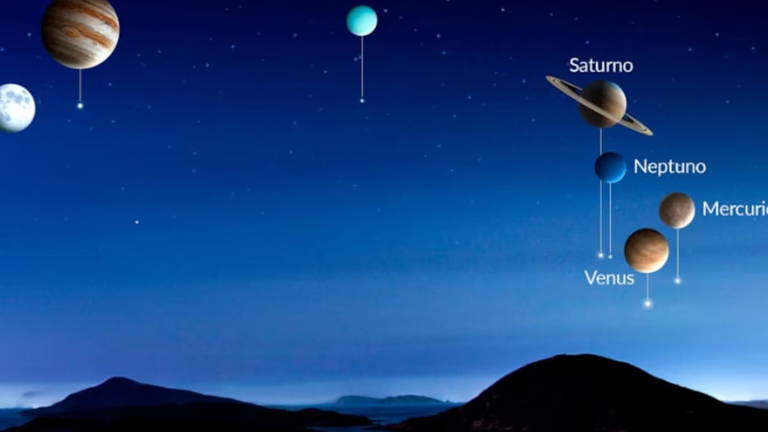 La mejor forma de seguir la alineación planetaria es con tu smartphone